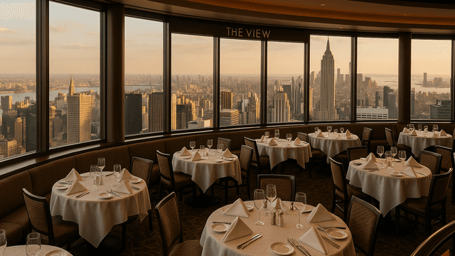 New York’s Revolving Restaurant, The View, Reopens with a Modern Twist