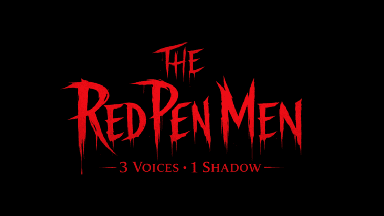 Three voices, one shadow the red pen men rise