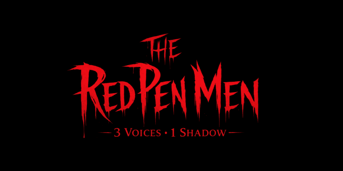 Three voices, one shadow the red pen men rise