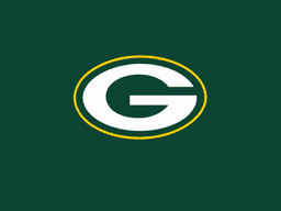 Green background featuring a circular logo with a stylized letter "G" inside it